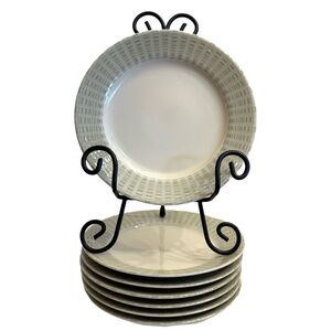 LOT of 2 Studio Nova Separates Moss Green Salad Plate PR304 Bundle of 2 Plates